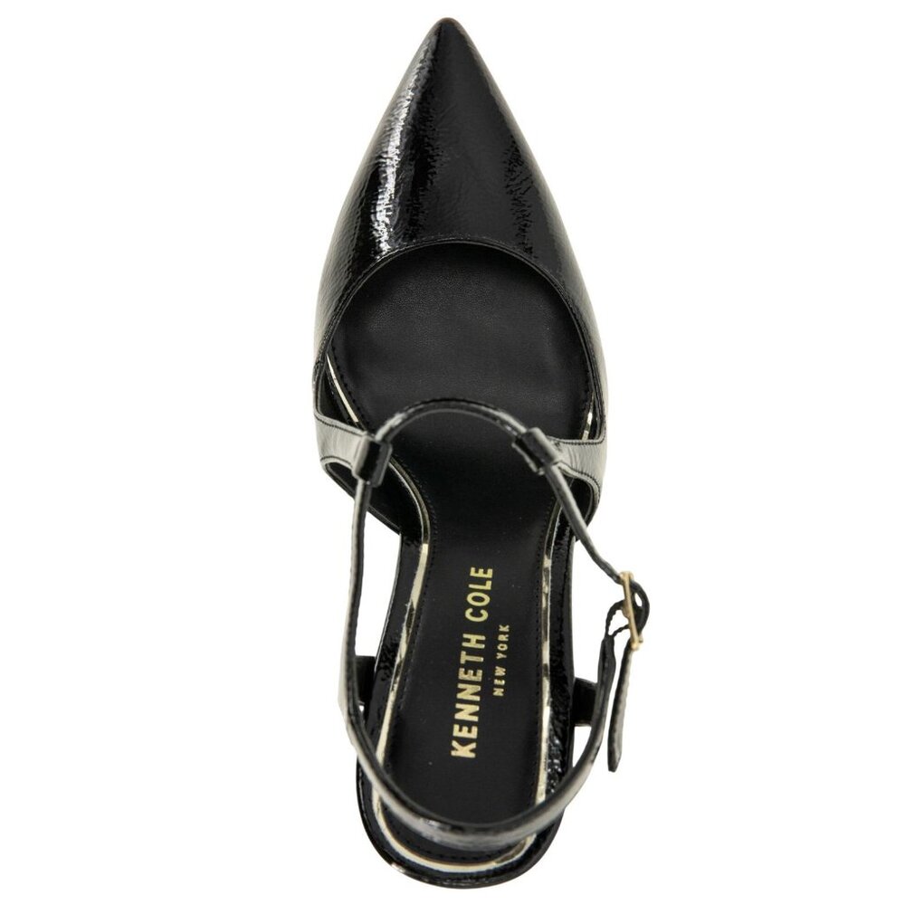 Kenneth Cole New York Womens ROMI Sling Pump Stiletto Heel KL22ROA01 Black 10M - Picture 11 of 12